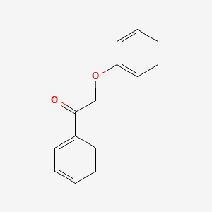 Chemical structure of 2-Phenoxyacetophenone