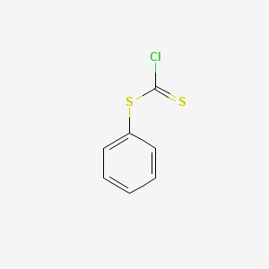 Chemical structure of Phenyl Chlorodithioformate