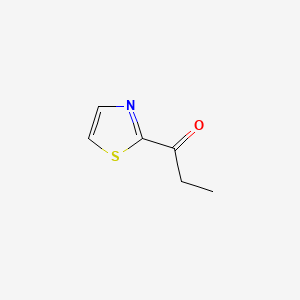 Chemical structure of 2-Propionylthiazole
