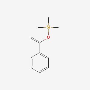 Chemical structure of 1-Phenyl-1-trimethylsilyloxyethylene