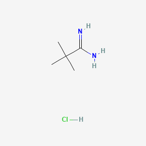 Chemical structure of Pivalamidine Hydrochloride