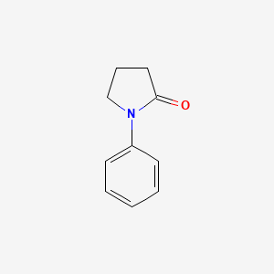Chemical structure of 1-Phenyl-2-pyrrolidone