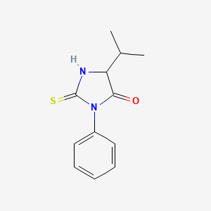 Chemical structure of Phenylthiohydantoin-valine