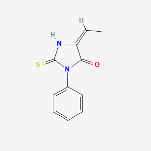 Chemical structure of Phenylthiohydantoin-δ-threonine