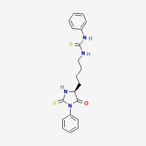Chemical structure of Phenylthiohydantoin-(Nε-phenylthiocarbamyl)-lysine