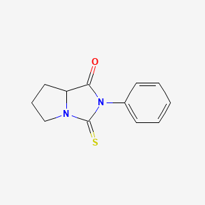 Chemical structure of Phenylthiohydantoin-proline