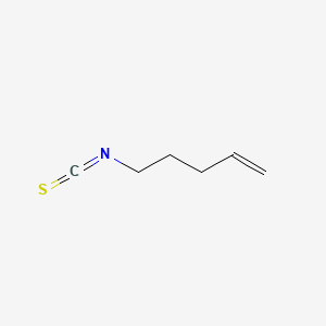Chemical structure of 4-Pentenyl isothiocyanate