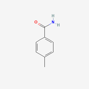 Chemical structure of p-Toluamide