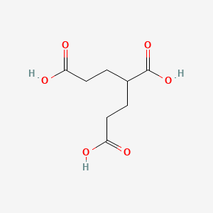 Chemical structure of 1,3,5-Pentanetricarboxylic Acid