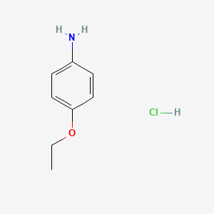 Chemical structure of p-Phenetidine Hydrochloride