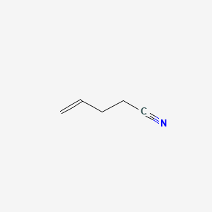 Chemical structure of 4-Pentenenitrile