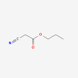 Chemical structure of Propyl Cyanoacetate