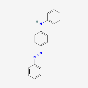 Chemical structure of 4-Benzeneazodiphenylamine