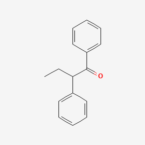 Chemical structure of 2-Phenylbutyrophenone
