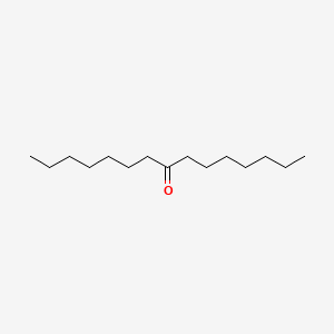 Chemical structure of 8-Pentadecanone