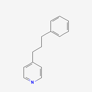 Chemical structure of 4-(3-Phenylpropyl)pyridine