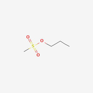 Chemical structure of Propyl Methanesulfonate
