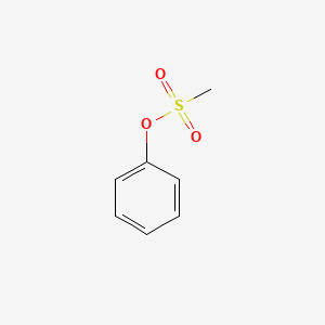 Chemical structure of Phenyl Methanesulfonate