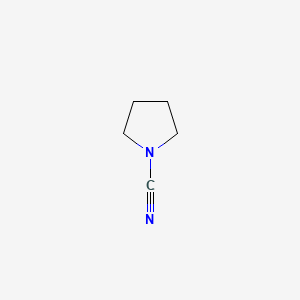 Chemical structure of Pyrrolidine-1-carbonitrile