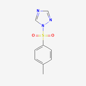 Chemical structure of 1-(p-Toluenesulfonyl)-1,2,4-triazole