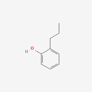 Chemical structure of 2-Propylphenol