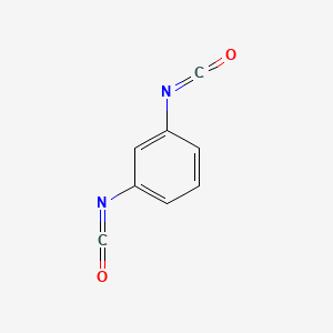 Chemical structure of 1,3-Phenylene Diisocyanate