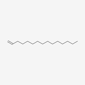 Chemical structure of 1-Pentadecene
