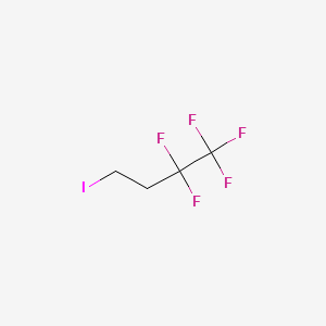 Chemical structure of 1,1,1,2,2-Pentafluoro-4-iodobutane