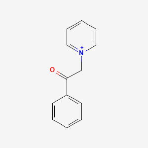 Chemical structure of 1-Phenacylpyridinium Bromide