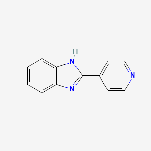 Chemical structure of 2-(4-Pyridyl)benzimidazole