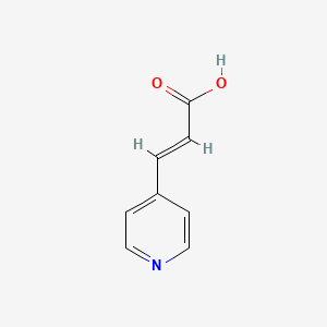 Chemical structure of 3-(4-Pyridyl)acrylic Acid