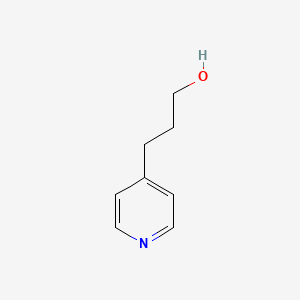 Chemical structure of 4-Pyridinepropanol