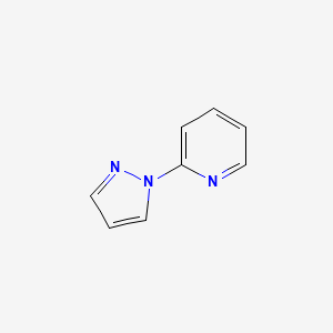 Chemical structure of 2-(1-Pyrazolyl)pyridine