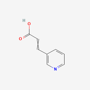 Chemical structure of 3-(3-Pyridyl)acrylic Acid