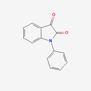 Chemical structure of 1-Phenylisatin