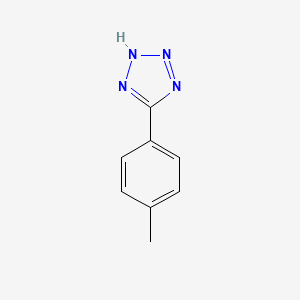 Chemical structure of 5-(p-Tolyl)-1H-tetrazole