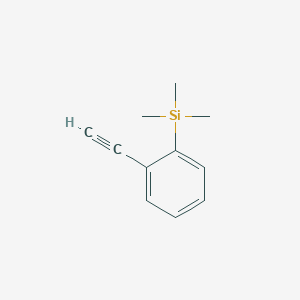 Chemical structure of (2-Ethynylphenyl)trimethylsilane