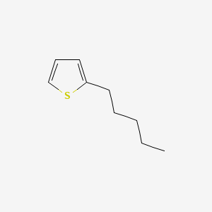Chemical structure of 2-Pentylthiophene
