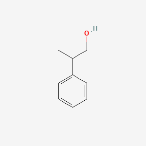 Chemical structure of 2-Phenyl-1-propanol