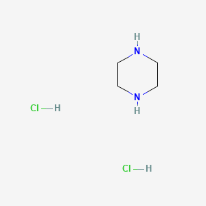Chemical structure of Piperazine Dihydrochloride Monohydrate