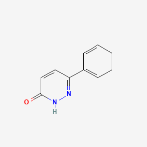 Chemical structure of 6-Phenyl-3(2H)-pyridazinone
