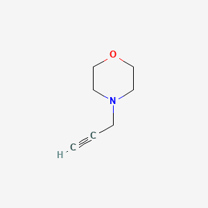 Chemical structure of 4-(2-Propyn-1-yl)morpholine