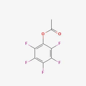 Chemical structure of Pentafluorophenyl Acetate