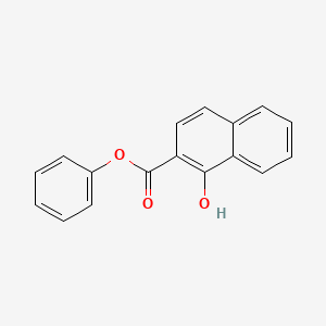Chemical structure of Phenyl 1-Hydroxy-2-naphthoate