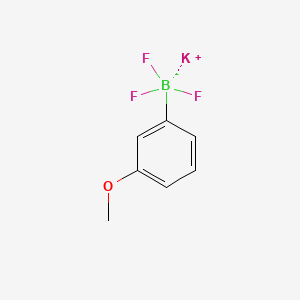 Chemical structure of Potassium (3-Methoxyphenyl)trifluoroborate