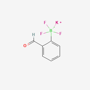 Chemical structure of Potassium (2-Formylphenyl)trifluoroborate