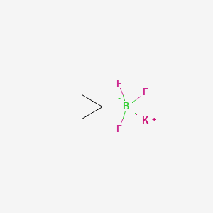 Chemical structure of Potassium Cyclopropyltrifluoroborate