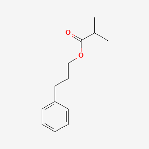 Chemical structure of 3-Phenylpropyl isobutyrate