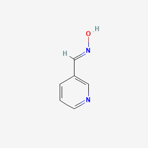 Chemical structure of 3-Pyridinealdoxime