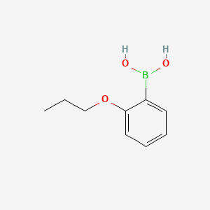 Chemical structure of 2-Propoxybenzeneboronic acid